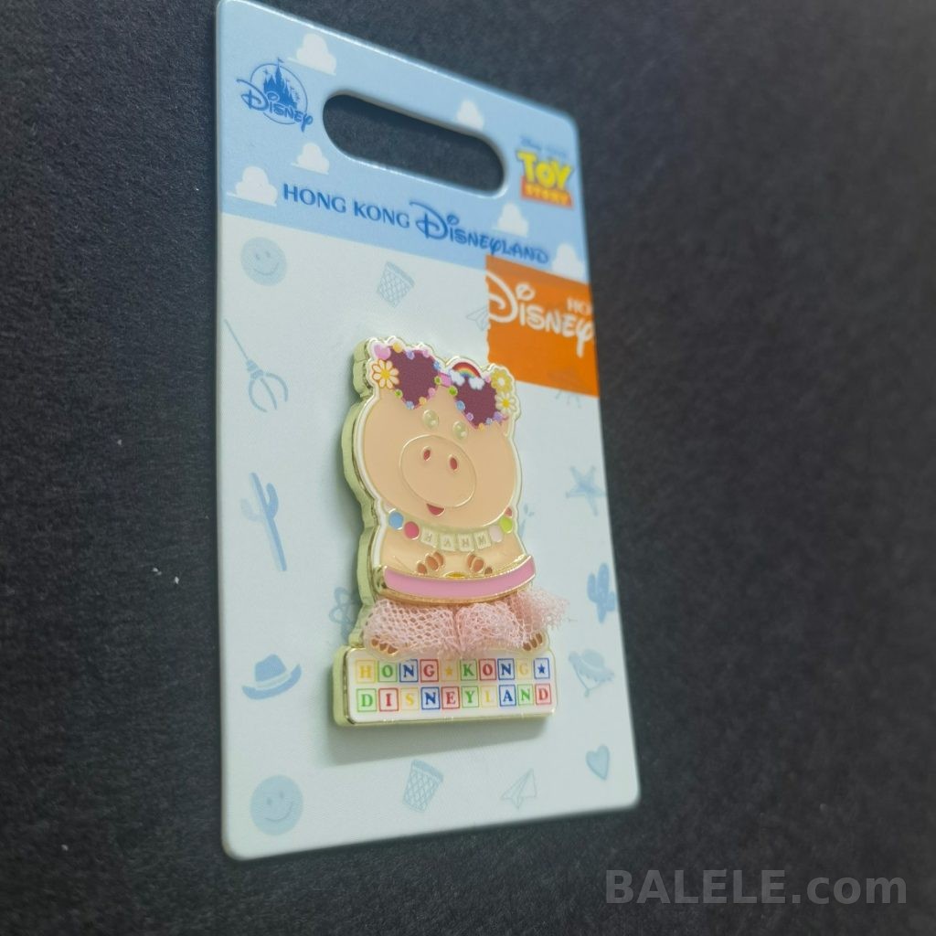 2025 Disney Toy Story 5 Hamm Pin – Vacation Style with Tutu & HKDL Block Base - Hong Kong Disneyland, Toy Story 5, Hamm, OE - Disney collecti...