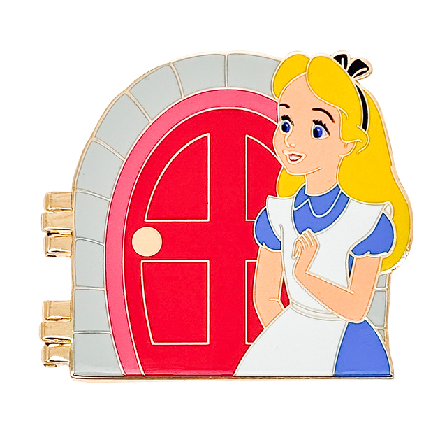 2026 Disney Enchanted Doors Alice in Wonderland LE Pin LE of 3500 - Hong Kong Disneyland, Alice in Wonderland, Disney Enchanted Doors, Alice, LE3500 - D...