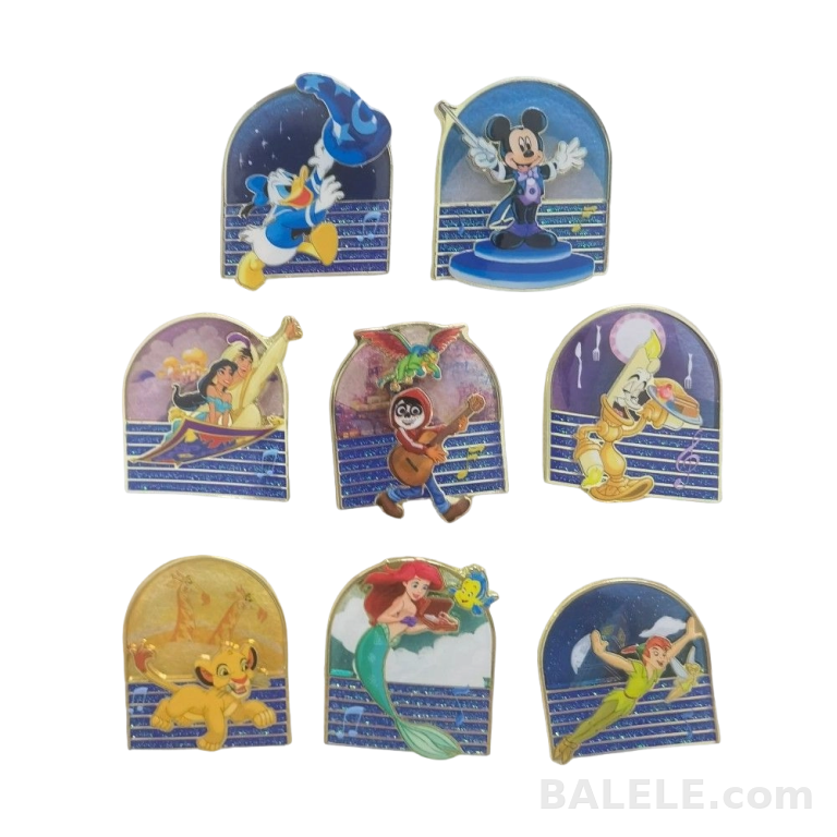 2026 Disney Mickey’s PhilharMagic Mystery pin box full set 8 Pcs-HKDL · Disney collectible pin on BALELE