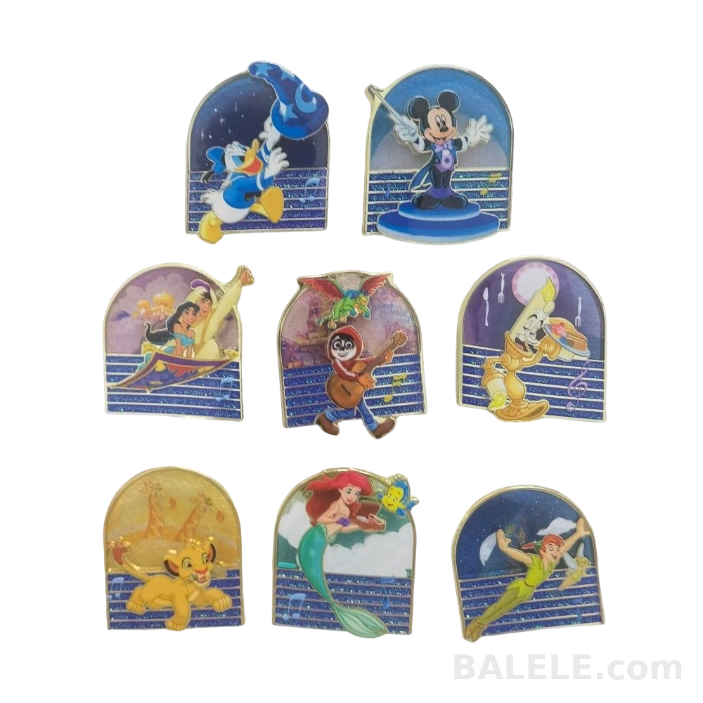 2026 Disney Mickey’s PhilharMagic Mystery pin box full set 8 Pcs-HKDL - Hong Kong Disneyland, Mickey and friends, Mickey's PhilharMagic, Mickey's ...