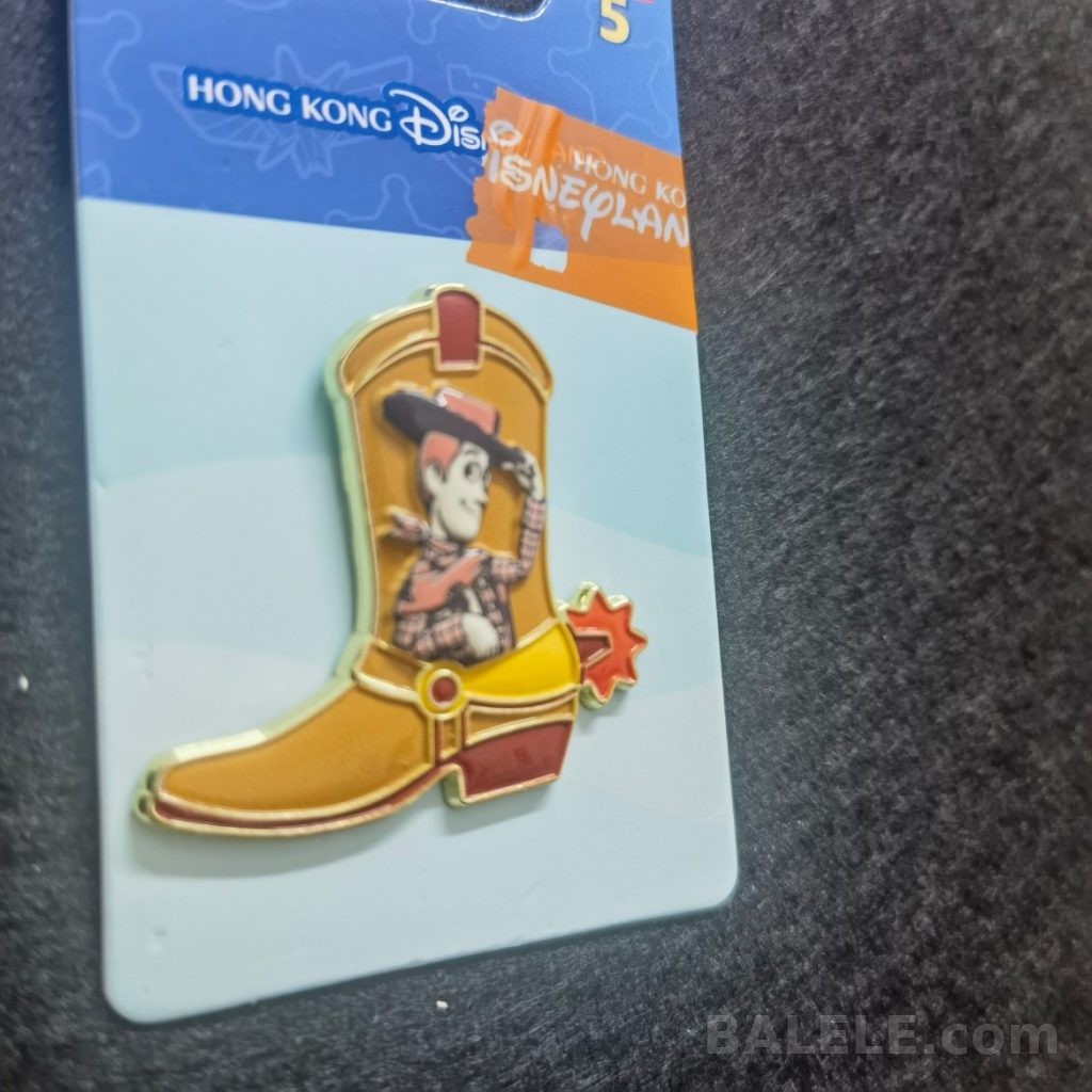 2026 DisneyToy Story 5 Woody Cowboy Boot Pin-HKDL - Hong Kong Disneyland, Toy Story 5, Woody - Disney collectible pin on BALELE thumbnail