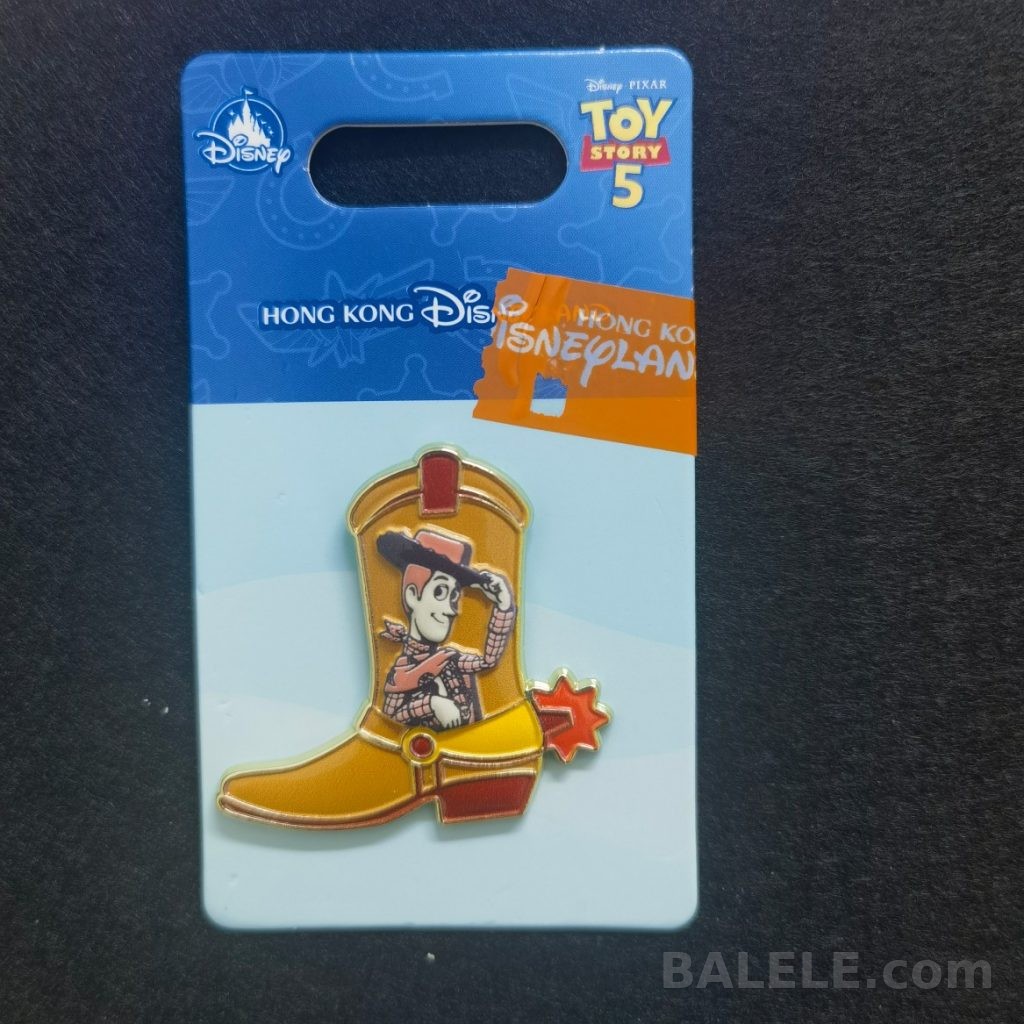 2026 DisneyToy Story 5 Woody Cowboy Boot Pin-HKDL - Hong Kong Disneyland, Toy Story 5, Woody - Disney collectible pin on BALELE thumbnail