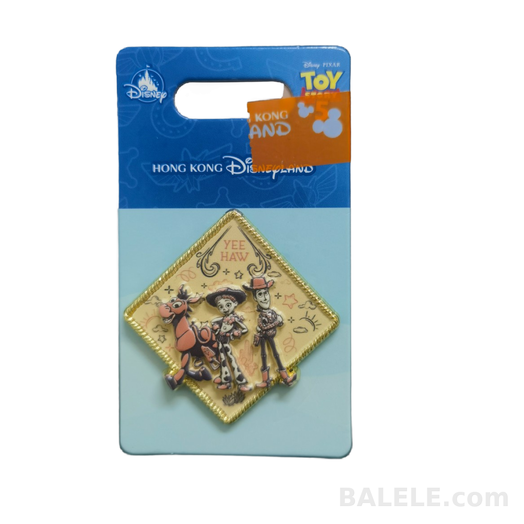 2026 Toy Story 5 Woody, Jessie & Bullseye Western Style Pin HKDL - Hong Kong Disneyland, Toy Story 5, Bullseye, Jessie, Woody, OE - Disney collecti...