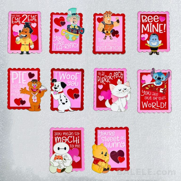 Disney 2026 Valentine’s Day Limited Edition Pin Blind Box Set of 10 · Disney collectible pin on BALELE