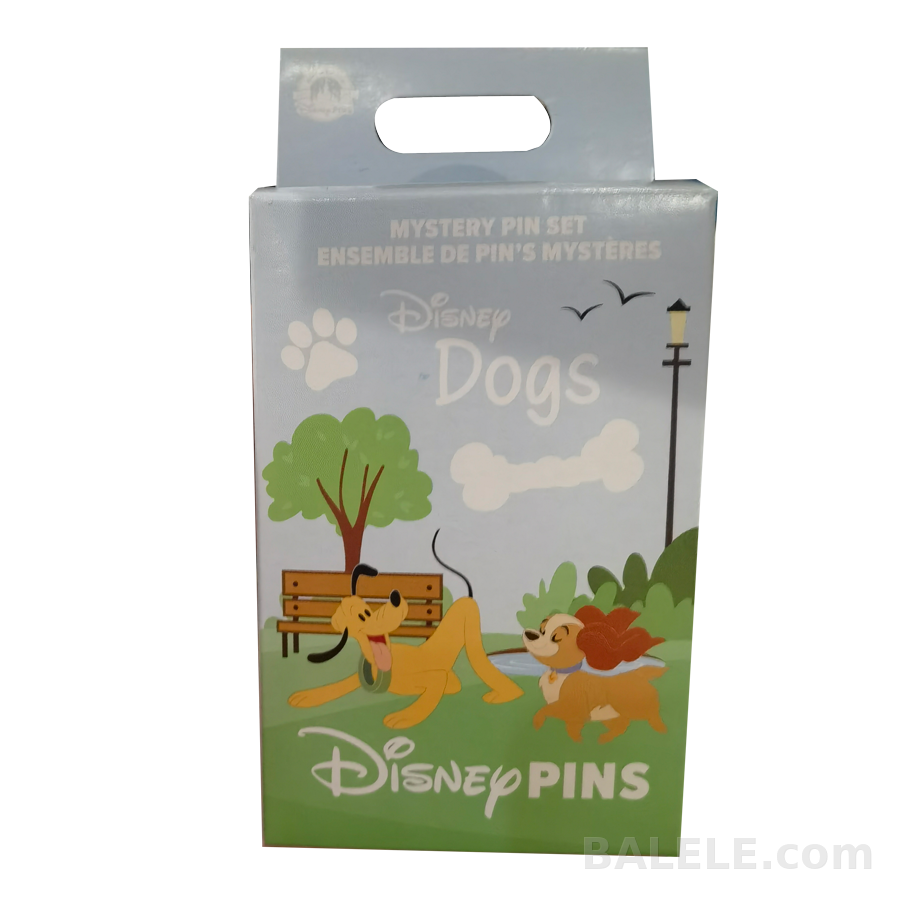 Disney Dogs Mystery Pin Set – 2 Random Pins per Pack, 8 Adorable Canine Designs - Hong Kong Disneyland, Disney Dogs, Mystery Pin - Disney collecti...