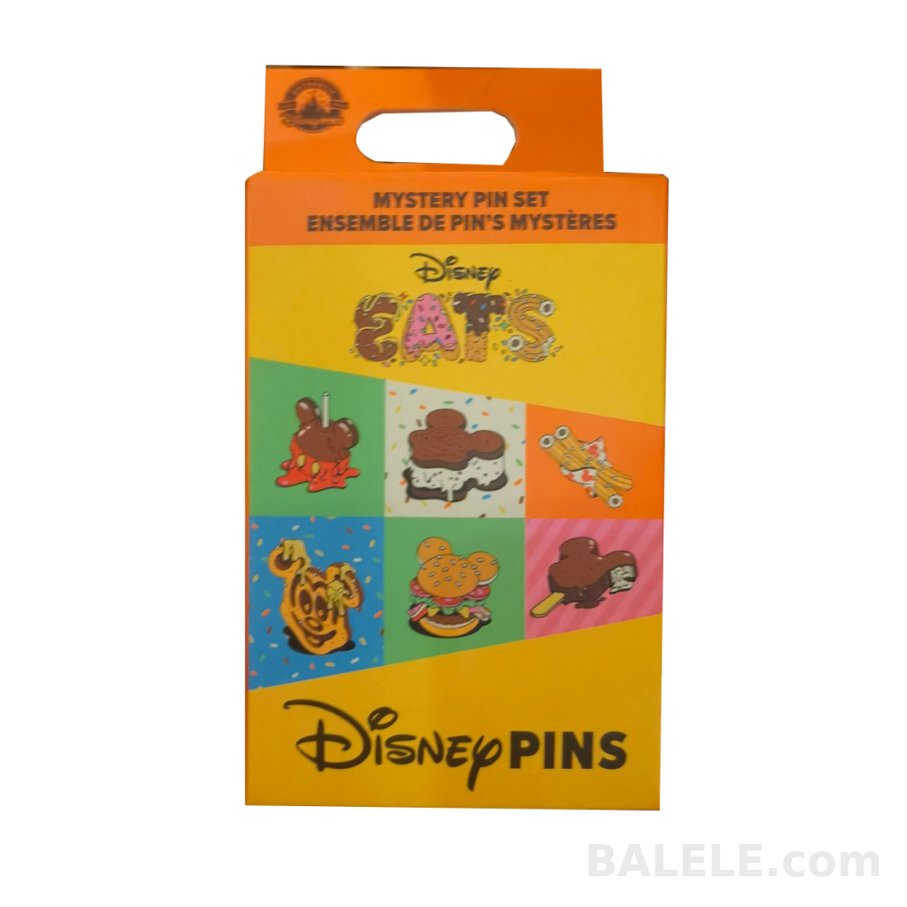 Disney Eats Food Themed Blind Box Pin Set – Collect All 8 Classic Park Treats, 2 Mystery Pins - Hong Kong Disneyland, Disney Eats, Mystery Pin - D...