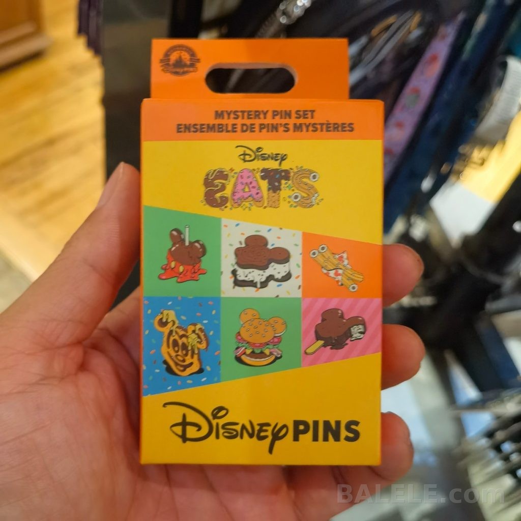 Disney Eats Food Themed Blind Box Pin Set – Collect All 8 Classic Park Treats, 2 Mystery Pins - Hong Kong Disneyland, Disney Eats, Mystery Pin - D...
