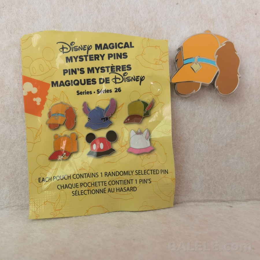 Disney Magic Mystery Pin Series 26 Lady Hat Pin Lady and the Tramp-HKDL - Hong Kong Disneyland, Lady and the Tramp, Disney Magic Mystery Pin, Lady, OE -...