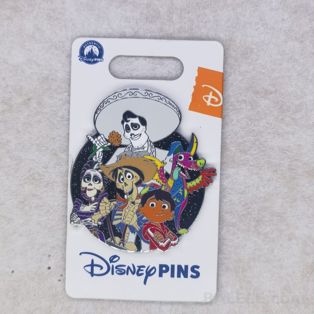 Authentic Disney Coco Group Pin – Miguel, Héctor & Dante - Hong Kong Disneyland, COCO, Family Cluster Pin, Dante, Ernesto de la Cruz, Héctor ...