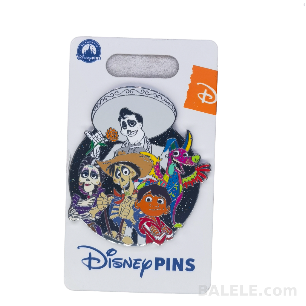 Authentic Disney Coco Group Pin – Miguel, Héctor & Dante - Hong Kong Disneyland, COCO, Family Cluster Pin, Dante, Ernesto de la Cruz, Héctor ...