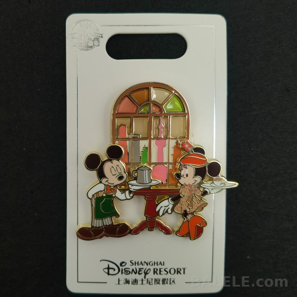 Disney Mickey & Minnie Shanghai Cafe Pin – Mickey Mouse - Shanghai Disneyland, Mickey and friends, Mickey, Minnie, OE - Disney collectible pi...