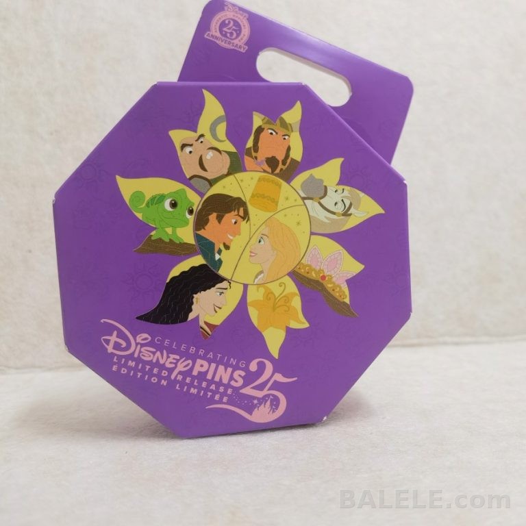 Disney Pin Trading 25th Anniversary Tangled Pin Set Mystery Blind Box · Disney collectible pin on BALELE