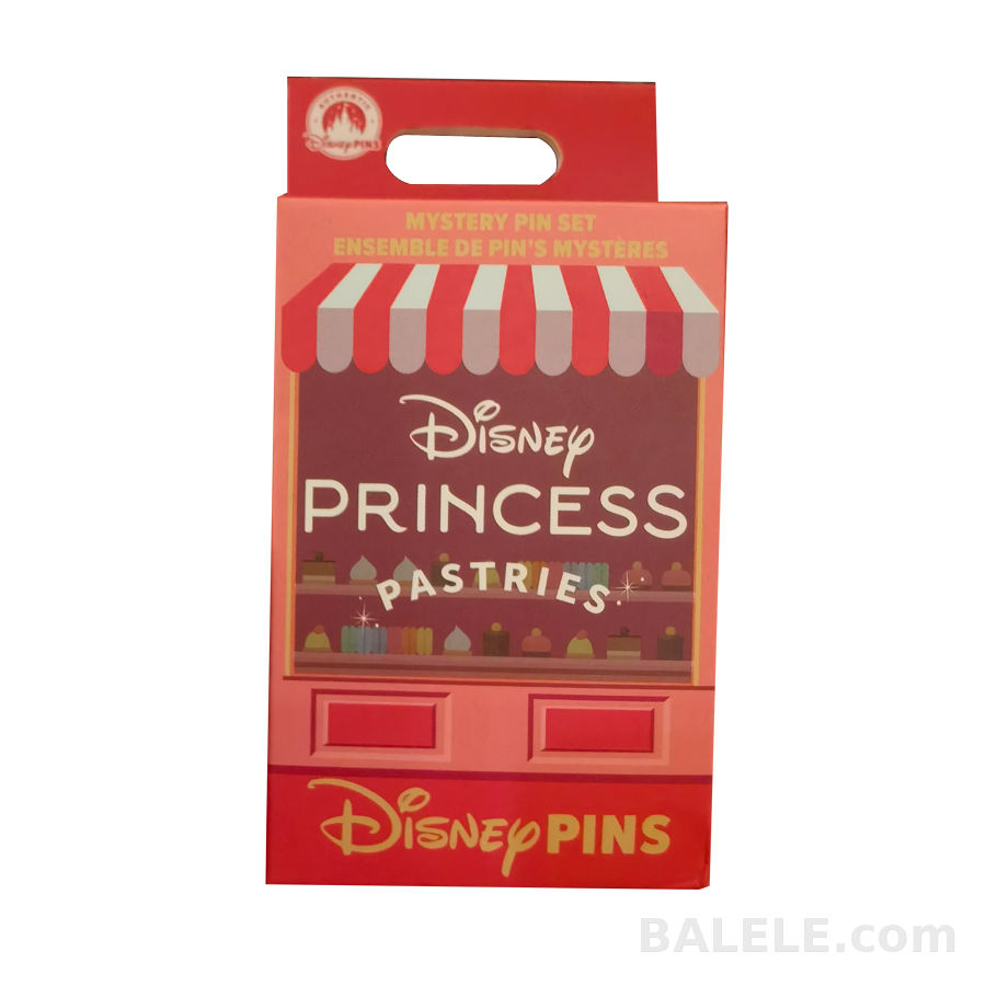 Disney Princess Pastries Mystery Pin Set – 2 Random Pins per Pack, 8 Sweet Designs - Hong Kong Disneyland, Disney Princess Pastries, Mystery Pin -...