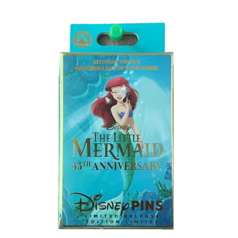 Disney The Little Mermaid Ariel 75th Anniversary Mystery Pin Blind Box · Disney collectible pin on BALELE