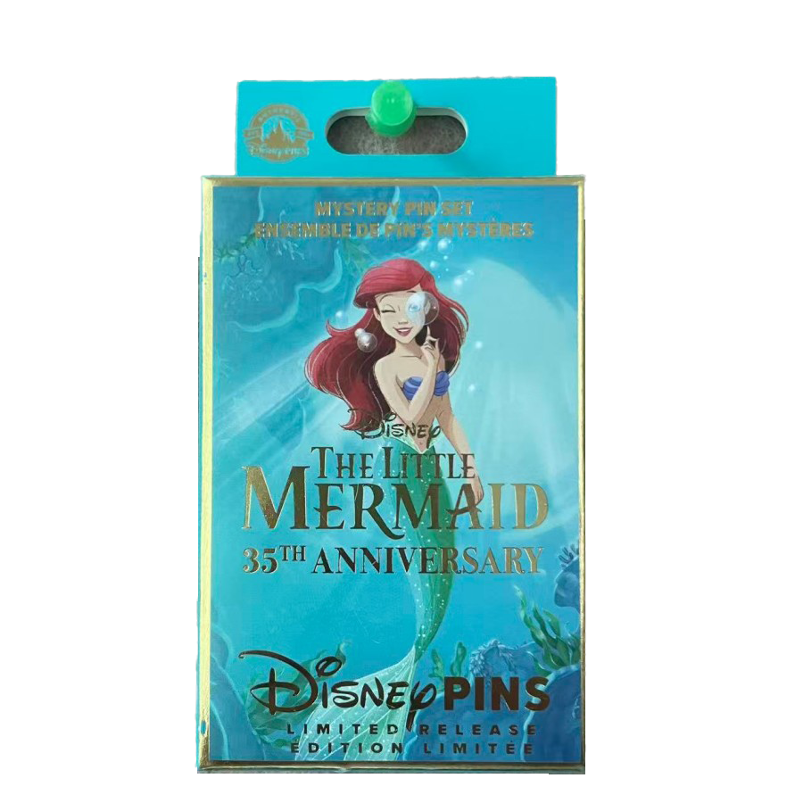 Disney The Little Mermaid Ariel 75th Anniversary Mystery Pin Blind Box - Hong Kong Disneyland, The Little Mermaid, The Little Mermaid 75th Anniversary, ...