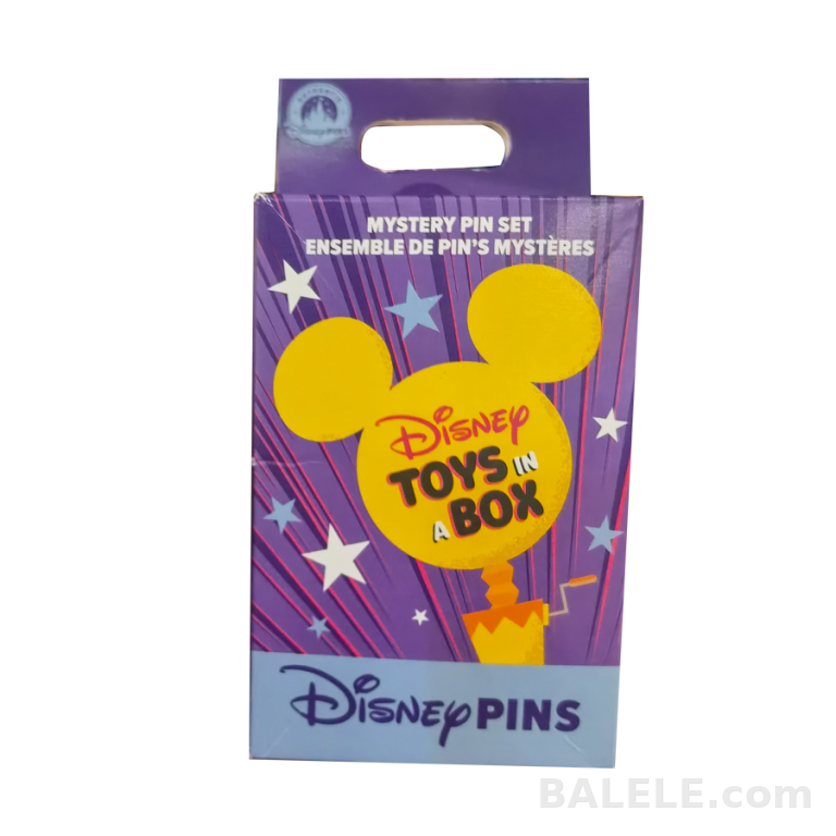 Disney Toys in a Box Mystery Pin Set – 2 Random Pins per Pack, 8 Designs · Disney collectible pin on BALELE