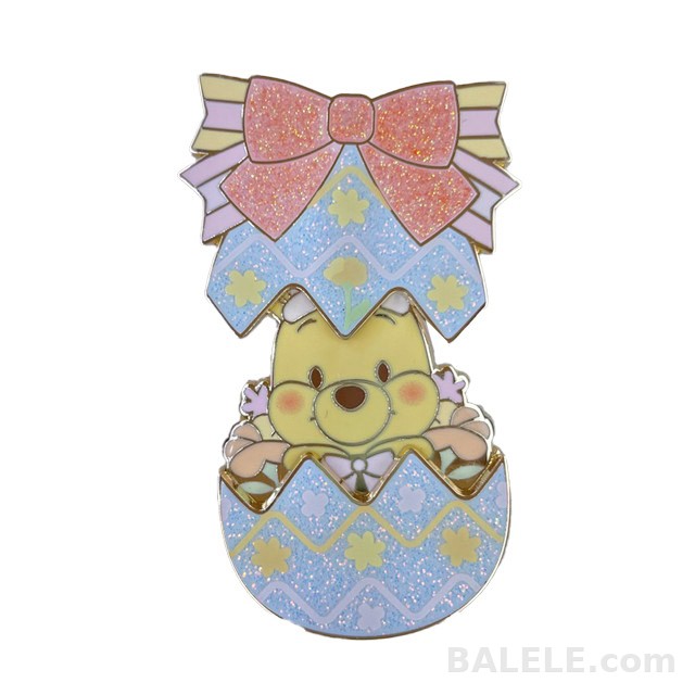 Disney Winnie the Pooh 2026 Easter Egg Retractable Pin Shanghai Disneyland · Disney collectible pin on BALELE
