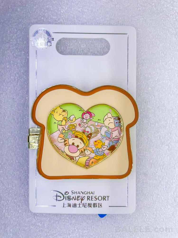 Disney Winnie the Pooh and Friends 2026 Spring Picnic Hinged Pin Shanghai Disneyland - Shanghai Disneyland, Winine the Pooh, 2026 Spring Picnic, OE - Di...