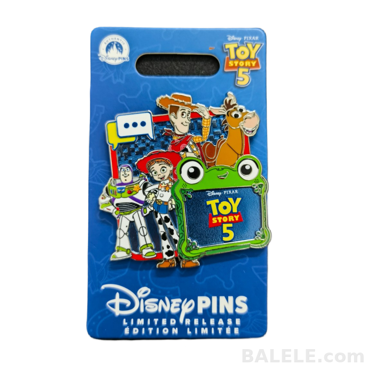 HK Disney Parks Toy Story 5 Group Pin – Woody, Buzz, Jessie & Bullseye Limited Release · Disney collectible pin on BALELE