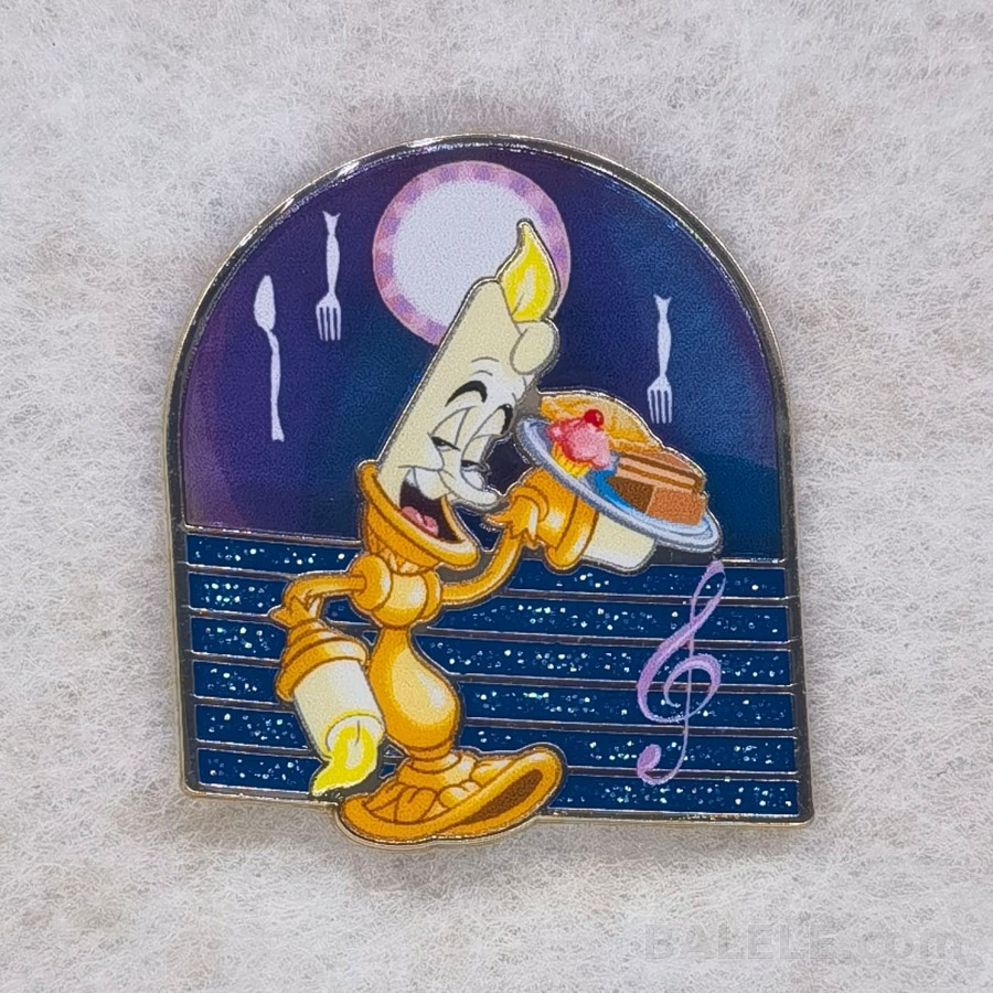 HKDL Disney Mickey’s PhilharMagic mystery pin-Beauty and the Beast Lumière - Hong Kong Disneyland, Beauty and the Beast, Mickey's PhilharMagic mystery p...