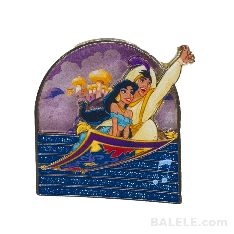 HKDL Mickey’s PhilharMagic mystery pin-Aladdin & Jasmine · Disney collectible pin on BALELE