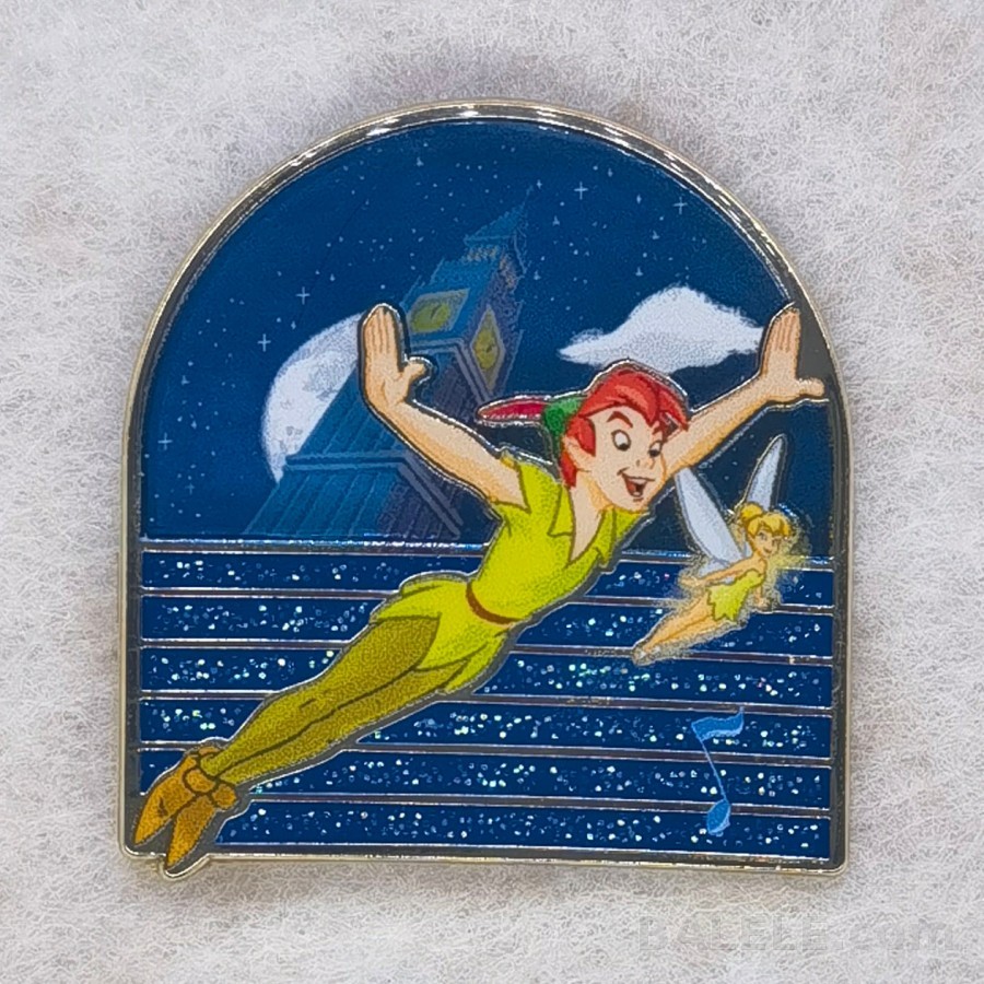 HKDL Mickey’s PhilharMagic mystery pin- Peter Pan and Tinker Bell - Hong Kong Disneyland, Peter Pan, Mickey's PhilharMagic mystery pin, OE - Disne...