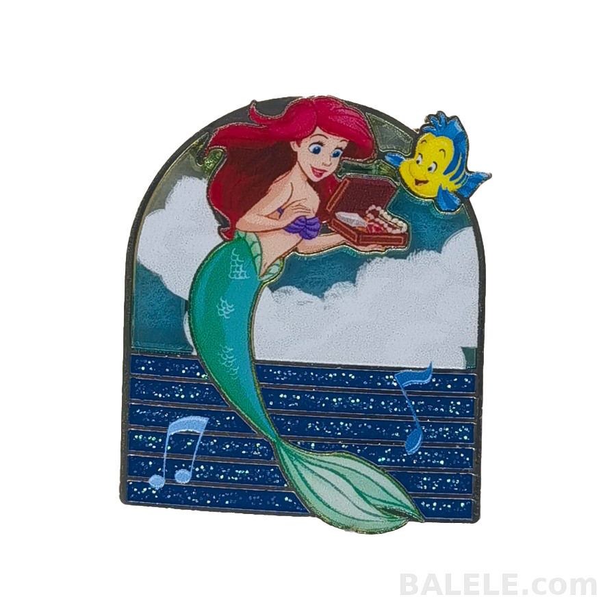 HKDL Mickey’s PhilharMagic mystery pin- The Little Mermaid Ariel - Hong Kong Disneyland, The Little Mermaid, Mickey's PhilharMagic mystery pin, Ar...