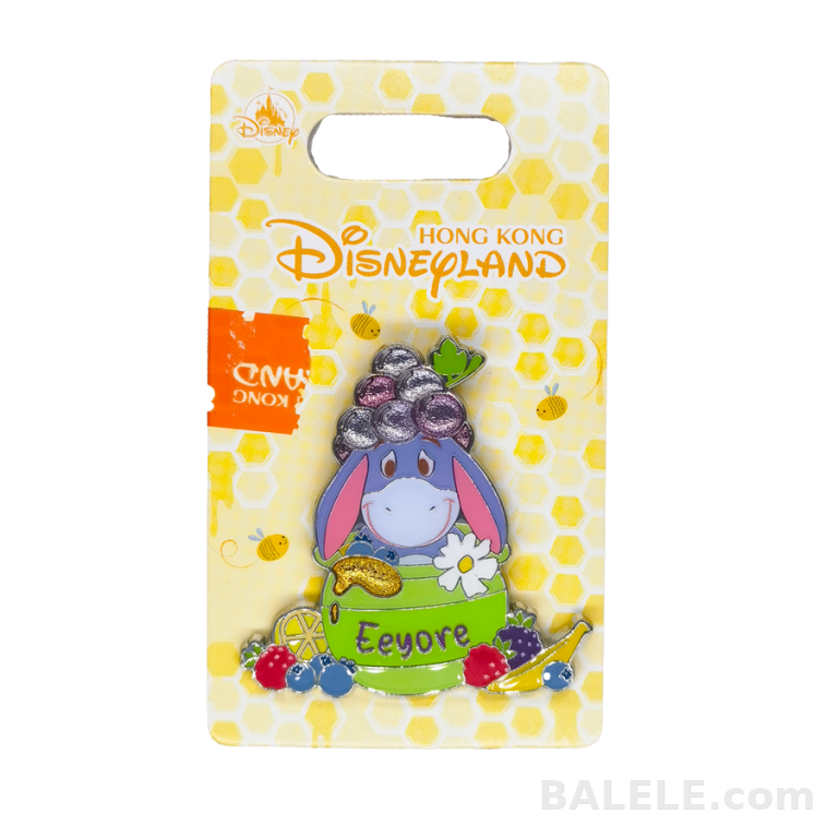 Hong Kong Disneyland Eeyore Pin Winnie the Pooh Lemon Series · Disney collectible pin on BALELE