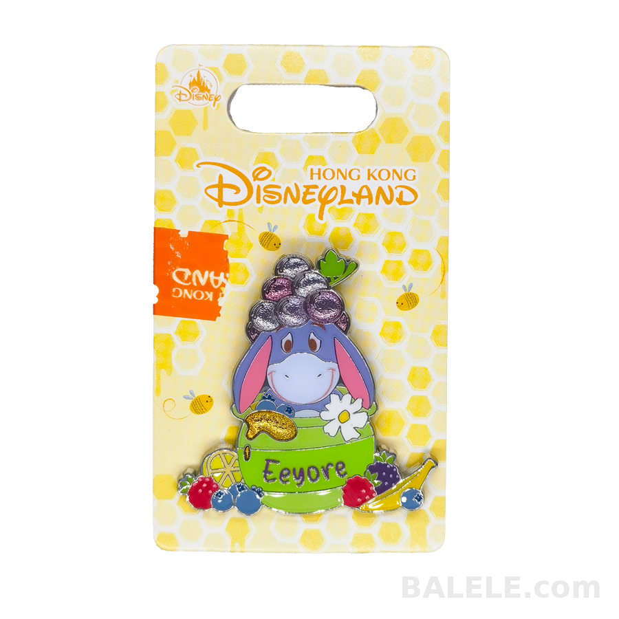 Hong Kong Disneyland Eeyore Pin Winnie the Pooh Lemon Series - Hong Kong Disneyland, Winine the Pooh, Lemon Series, Eeyore, OE - Disney collectible pin ...