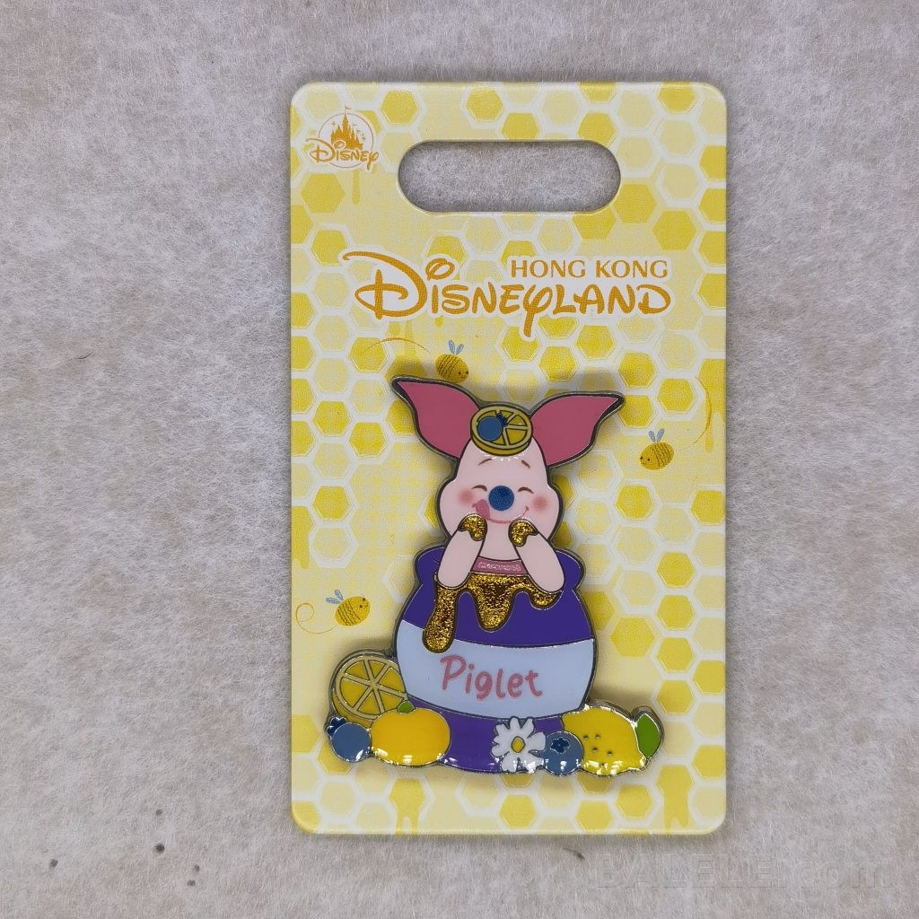 Hong Kong Disneyland Piglet Pin Winnie the Pooh Lemon Series - Hong Kong Disneyland, Winine the Pooh, Lemon Series, Piglet, OE - Disney collectible pin ...