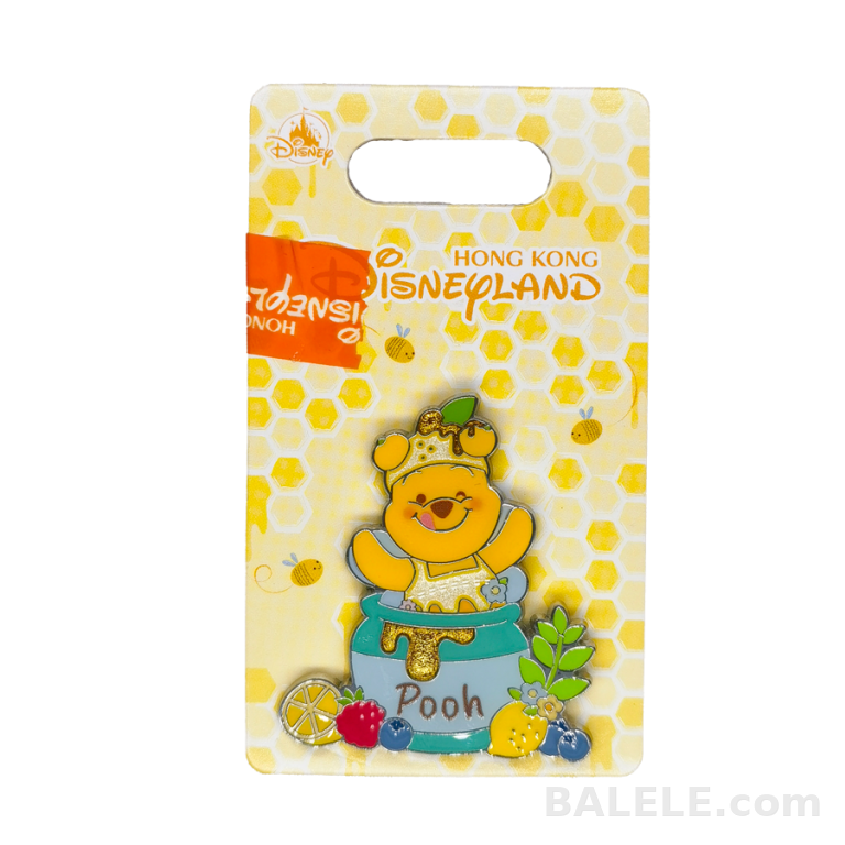 Hong Kong Disneyland Winnie the Pooh Lemon Series Pin · Disney collectible pin on BALELE