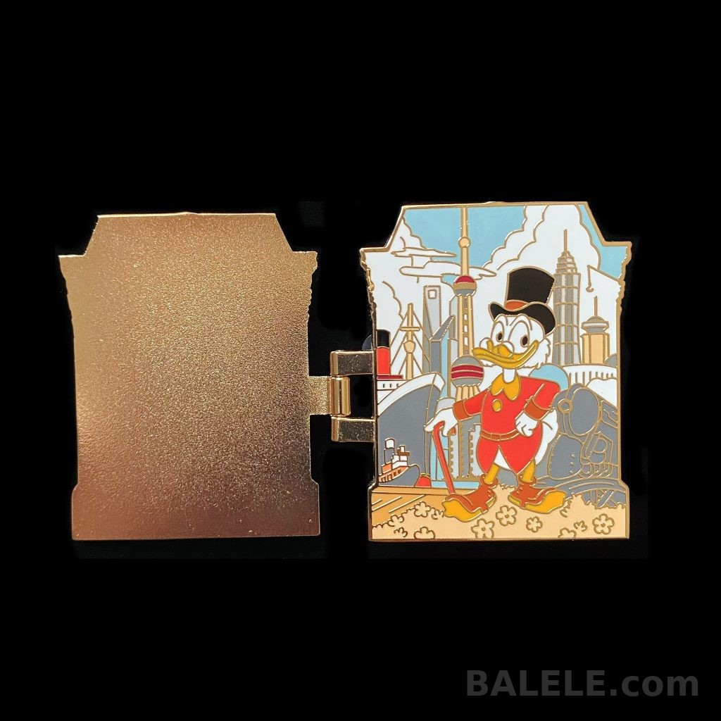 SHDL-Disney Scrooge McDuck Hinged Mystery Pin Blind Pack – Duck Tales Full Set 6pcs - Shanghai Disneyland, Scrooge McDuck, Duck Tales, Mystery Pin...