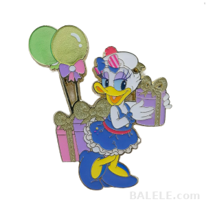 Shanghai Disneyland Donald Duck Birthday Blind Box Pin Daisy Duck Gift Balloon Enamel Pin - Shanghai Disneyland, Mickey and friends, Donald Duck Birthda...