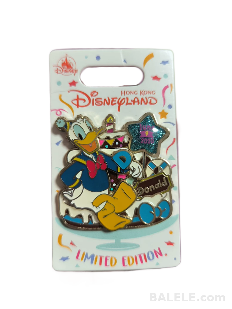 Disney Donald Duck 2020 Birthday Limited Edition Pin LE 600 HKDL - Hong Kong Disneyland, Donald Duck, Donald Duck Birthday, LE600 - Disney collectible p...