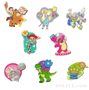 Disney Pixar Toy Story Mystery Pin Full Set of 8 HKDL - Hong Kong Disneyland, Toy Story, Mystery Pin - Disney collectible pin on BALELE