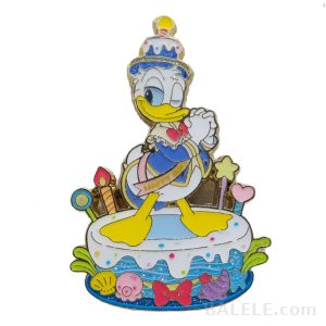 Shanghai Disney Donald Duck Birthday Blind Box Pin | Donald Standing On Ocean Theme Birthday Cake Enamel Pin - Shanghai Disneyland, Mickey and friends, ...