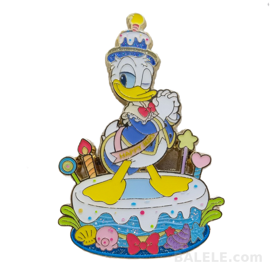 Shanghai Disney Donald Duck Birthday Blind Box Pin | Donald Standing On Ocean Theme Birthday Cake Enamel Pin - Shanghai Disneyland, Mickey and friends, ...