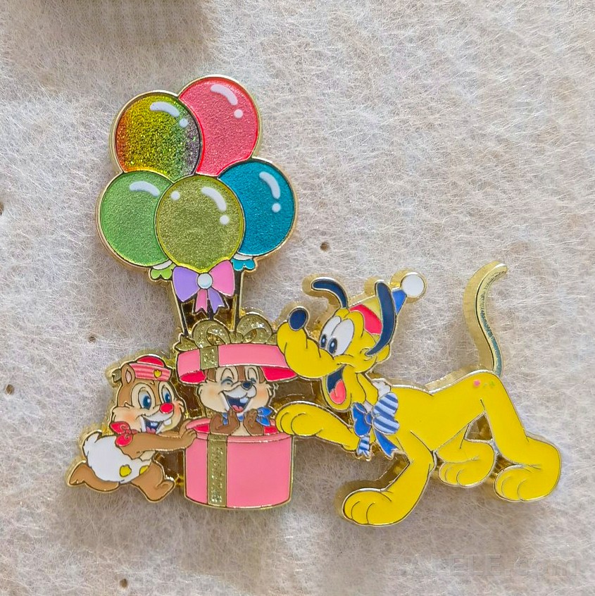 Shanghai Disney Donald Duck Birthday Blind Box Pin | Pluto Chip Dale Gift Box Balloon Enamel Pin - Shanghai Disneyland, Mickey and friends, Donald Duck ...