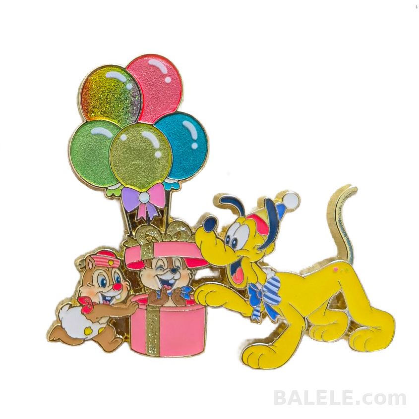 Shanghai Disney Donald Duck Birthday Blind Box Pin | Pluto Chip Dale Gift Box Balloon Enamel Pin - Shanghai Disneyland, Mickey and friends, Donald Duck ...